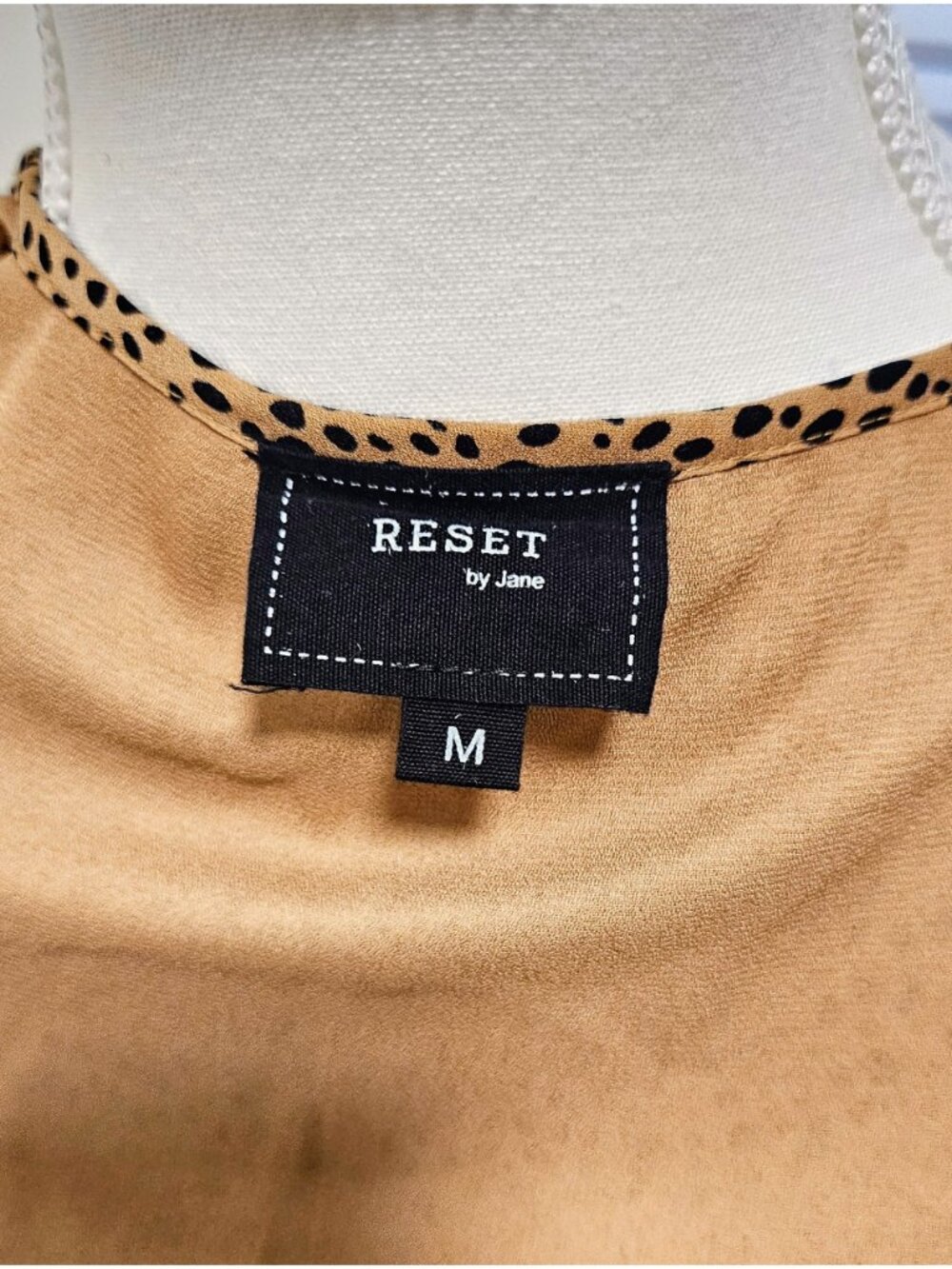 Reset by Jane Cheetah Print Wrap Blouse (M) - Picture 4 of 6